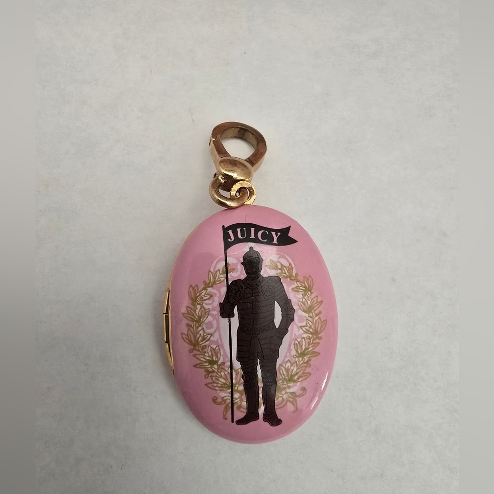 Juicy Couture Pink Enamel Charm
